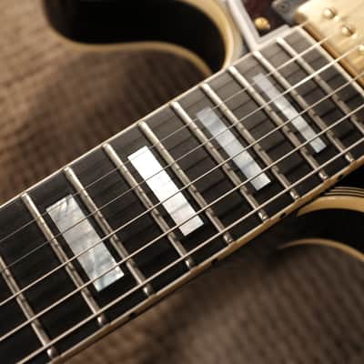 2015 Gibson ES-335 Bigsby Black Gold Tortoise Semi Hollow Electric Guitar image 13