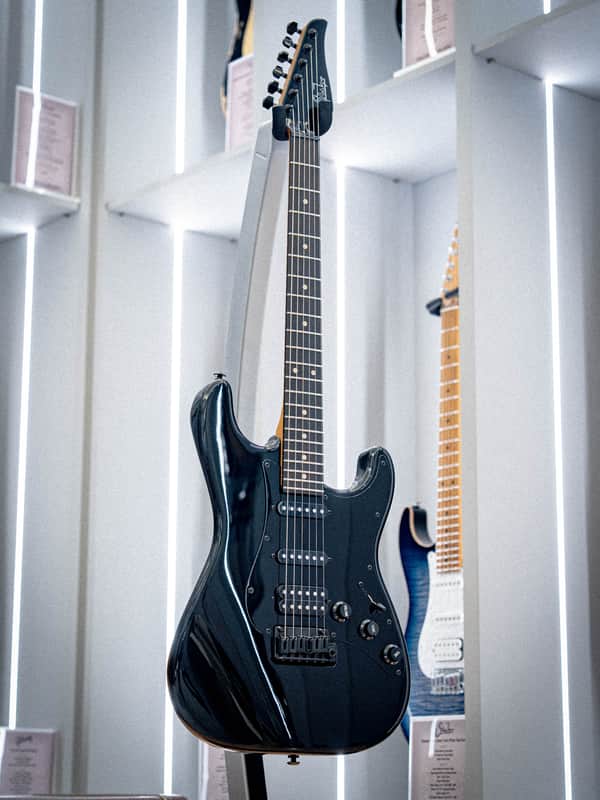 Suhr Custom S John Suhr Signature All Black Stealth HSS SSCII image 1