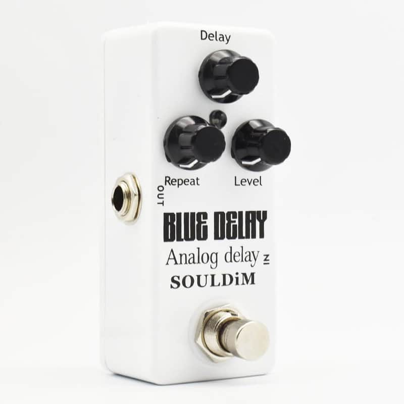 Analog Delay Guitar Effect Pedal with True Bypass Switch Mini Electric Guitar Delay Effect Pedal (Blue delay) image 1