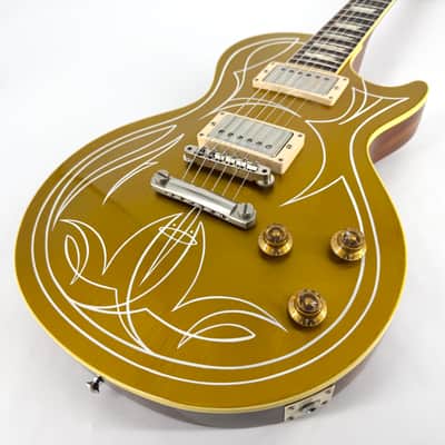 2013 Gibson Custom Shop Billy Gibbons Pinstripe '57 Les Paul - Gold Top image 2
