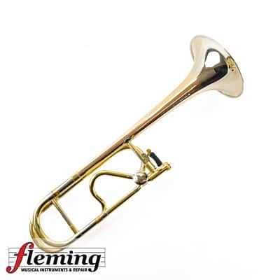 Adams Custom TB1 Professional Tenor Trombone - Two-Tone Rose Brass/Silver (Serial #055) image 3
