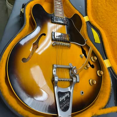 Gibson ES-335 TD w/Bigsby 1966 - Sunburst #851427 image 3