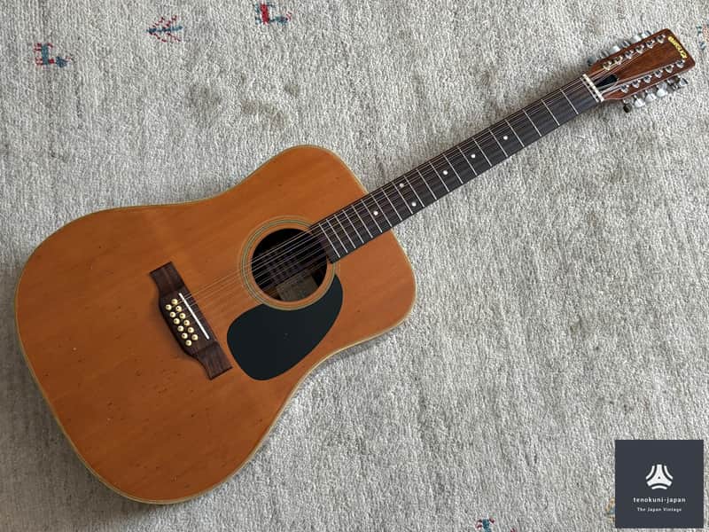 Kasuga T-413 '80s Vintage MIJ 12 Strings Acoustic Guitar Made in Japan image 1