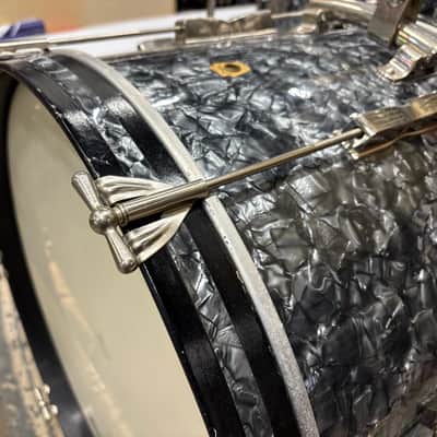 Ludwig Club Date 12-14-20 - 1960s - Black Diamond Pearl image 15