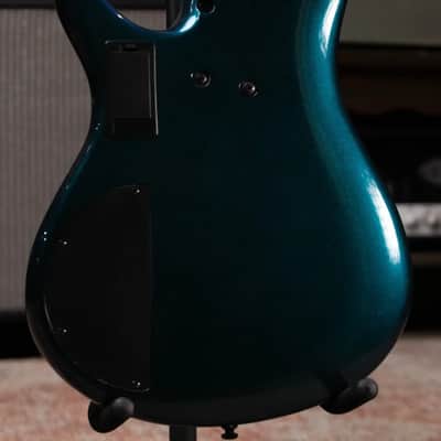 Ibanez Bass Workshop SRMS720BCM 4-String Multi-Scale Bass Guitar - Blue Chameleon image 8