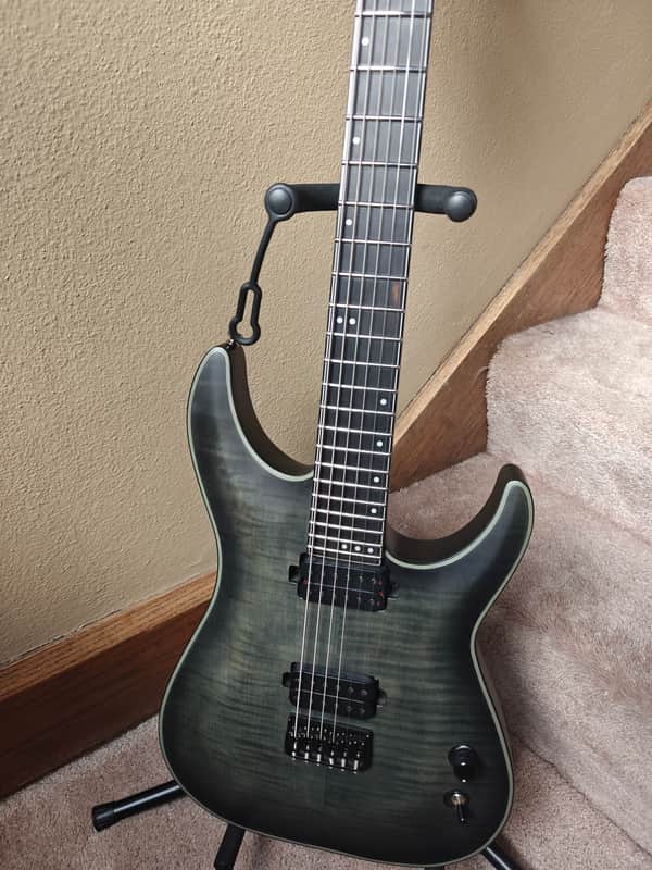 Schecter Keith Merrow Signature KM-6 2014 - 2016 - Trans Black Burst image 1