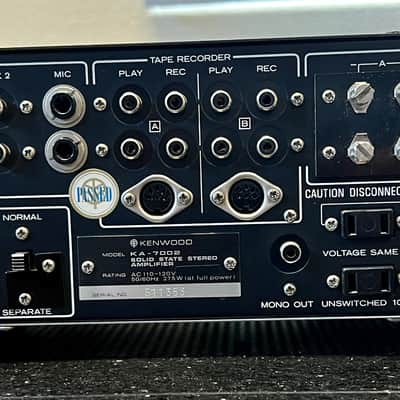 Vintage Kenwood KA-7002 Solid State Integrated Stereo Amplifier; Tested imagen 4