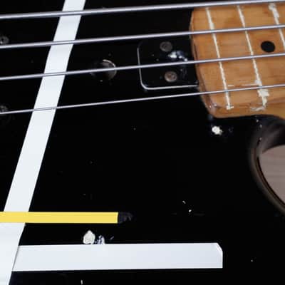 Yamaha Super Bass SB-500 1970s Black Converted to Fretless Made in Japan MIJ w/ Bag image 10