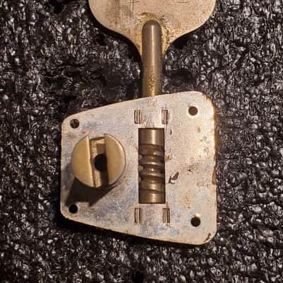 (#T401) Kluson Fender Bass Tuner 1960's Nickel image 2