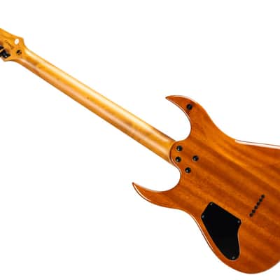 Spira S-500 QFB 500 Series Double Cutaway Mahogany Quilted Maple Top Canadian Roasted Maple Neck 6-String Electric Guitar image 2