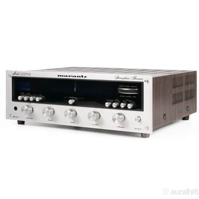 Marantz Model 2220B 20-Watt Stereo Solid-State Receiver 1974 - 1976 - Silver with Wood Case image 12