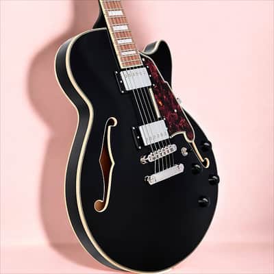 D'Angelico Premier SS Single Cutaway w/ stop-bar tailpiece, Black* w/ DAPSSSBKNS image 6