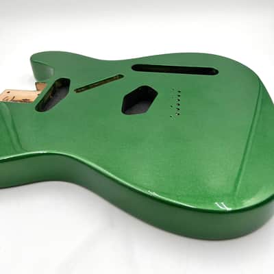Warmtone Custom Guitars Tele Style Guitar Body “Pure Green” image 7