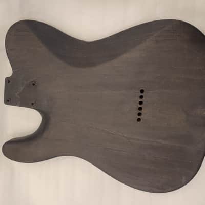 Warmoth Telecaster Deluxe guitar body - 1-piece Lightweight Swamp Ash image 2