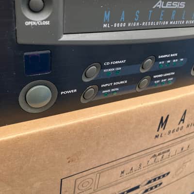 Alesis Masterlink ML-9600 High Resolution Master Disk Recorder 2000s - Black image 3