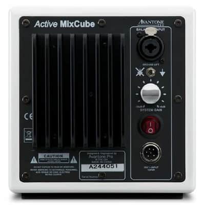 Avantone MixCube Active 5.25" Monoblock studio monitor (single, white) image 2