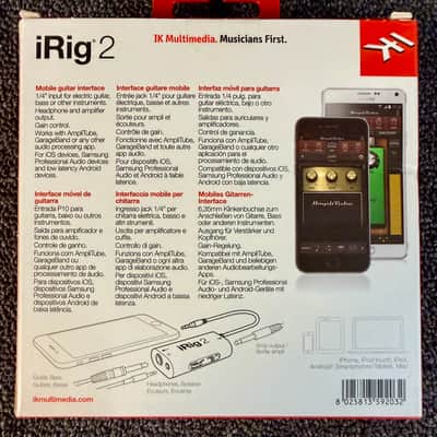 IK Multimedia iRig 2 Mobile Guitar Interface - Pre Owned image 6