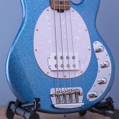Sterling by Music Man Stingray Ray34 Blue Sparkle image 4