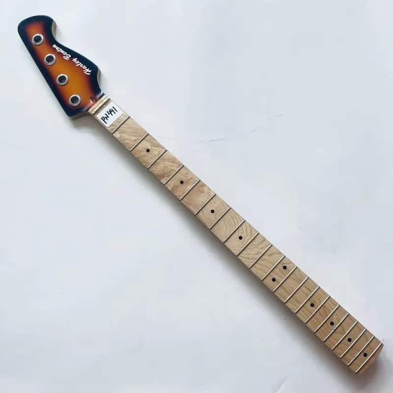 Sunburs Harley Benton 4 String Bass Maple Neck, 21 Frets image 1