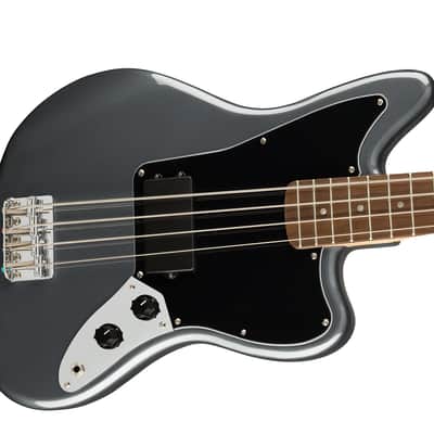 Fender Squier Affinity Series Jaguar Bass in Charcoal Frost Metallic image 2