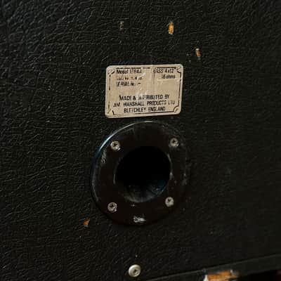 Marshall JCM 800 1984A 320 Watt 16Ω Bass 4x12" Cab image 6