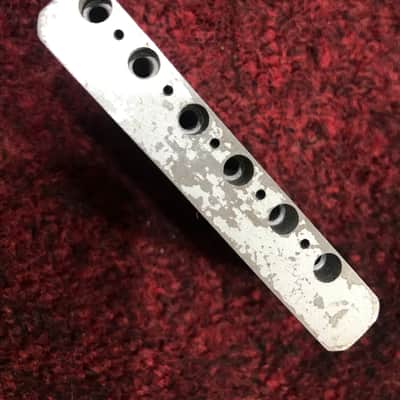 Fender Stratocaster Left Handed Bridge Steel Tremolo Block 1968 1969 1970 1971 image 6