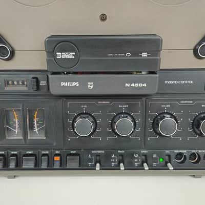 Philips - N4504 - Stereo Tape Deck - New belts - Dust cover image 7