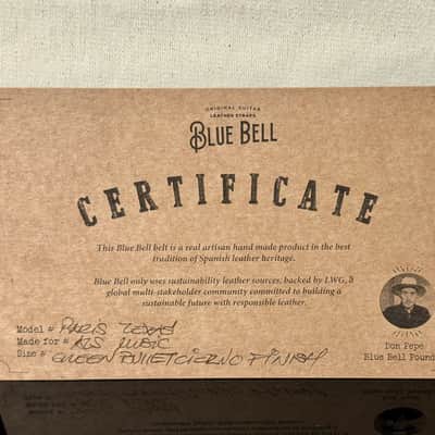 Blue Bell Straps PARIS TEXAS Special Collection EXCLUSIVE for Al’s Music Factory GREEN BULLET CIERVO image 13