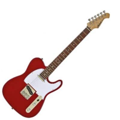 Aria Pro II Electric Guitar Candy Apple Red, Maple Fingerboard image 4