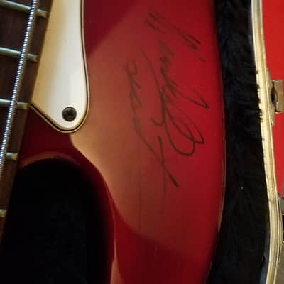 Fender 50th Anniversary American Standard Jazz Bass V 1996 - Candy Apple Red image 4