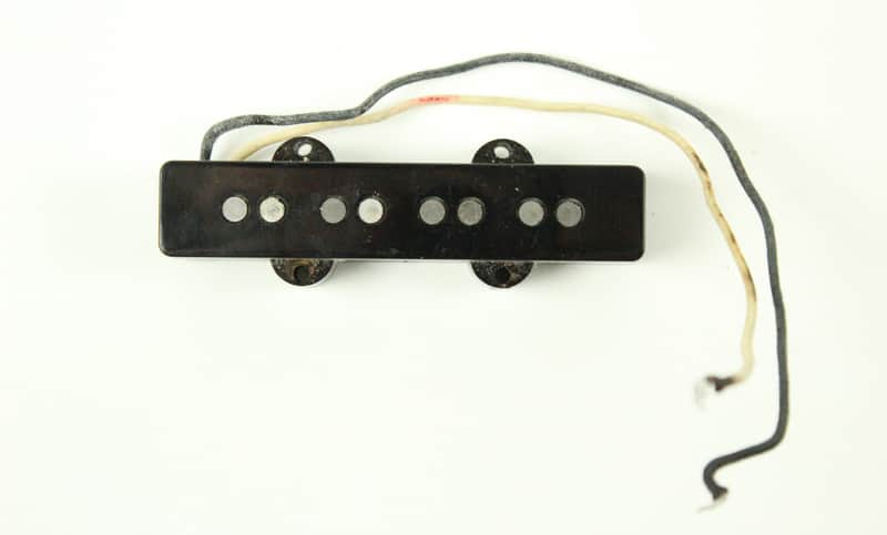 Fender Pure Vintage '74 Jazz Bass Neck PICKUP 1974 Reissue Gray-Bottom image 1