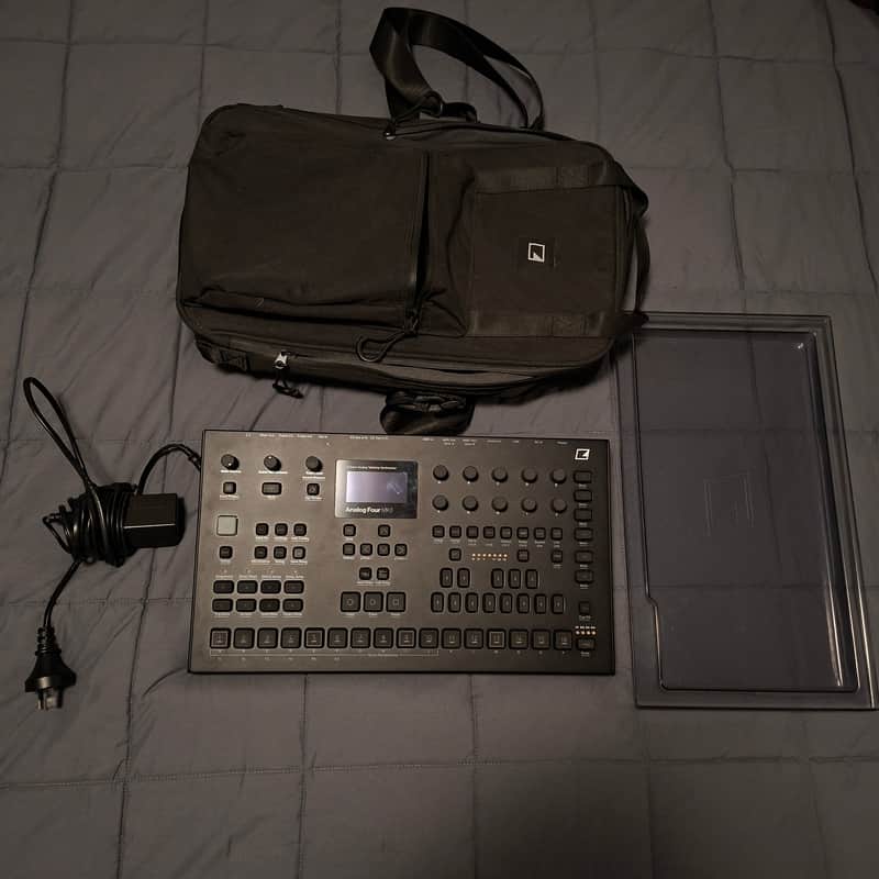 Elektron Analog Four MKII + Carry Bag & Dust Cover — Excellent Condition image 1