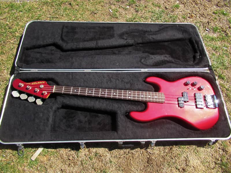 Kramer Focus 7000 Bass guitar, 1980's Japan, 34" Scale, Fender Case, Very Clean image 1