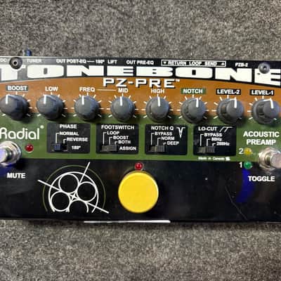 Radial PZ-Pre 【プリアンプ】 Radial PZ-Pre Acoustic Instrument Preamp – SoundPro