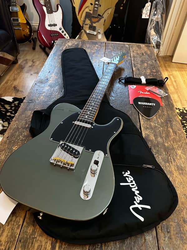 Fender FSR Hybrid II Telecaster Jasper Olive Metallic MIJ | Reverb