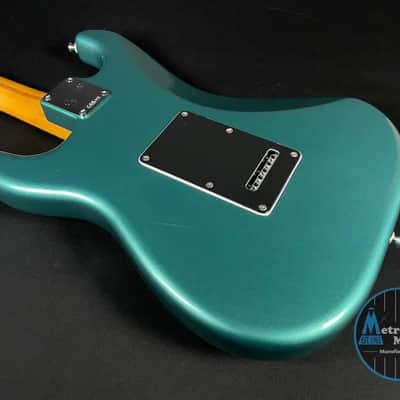 Fender American Professional Classic Stratocaster - HSS, Faded Sherwood Green Metallic image 5