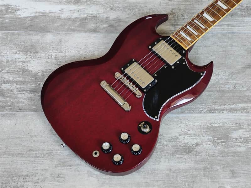 2014 Edwards (by ESP Japan) E-SG-120LT2 SG w/Seymour Duncan's (Cherry Red) image 1