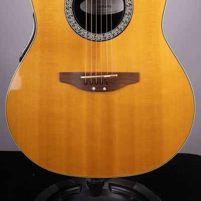 Used Ovation Celebrity CC057 Acoustic Electric Guitar - Natural image 1