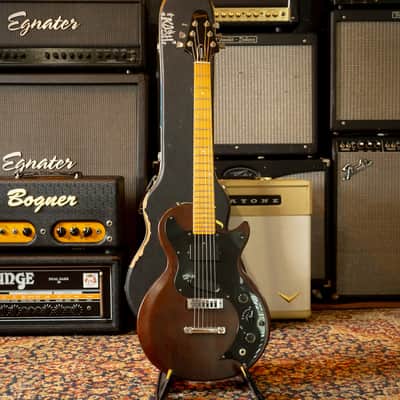 Gibson Marauder – 1979 – Walnut – Maple Fretboard – “Rare Dark Back Neck” – 100% Original – Very Good Vintage Condition – w/ OHSC (Yellow Interior) image 2