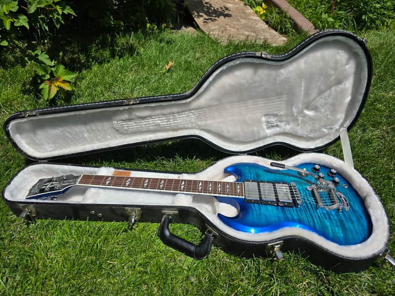Gibson SG Deluxe Blue Burst Metallic