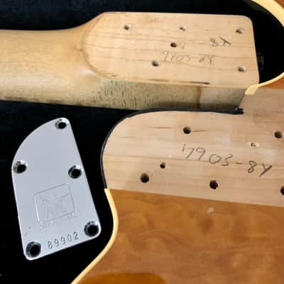 1997 Ernie Ball Music Man AXIS EX [EARLY Production MIJ Van Halen] Translucent GOLD Relic EVH D-Tuna image 7