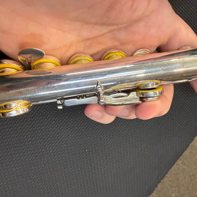 Haynes Bravo 1 Intermediate Flute - Silver Plated image 12