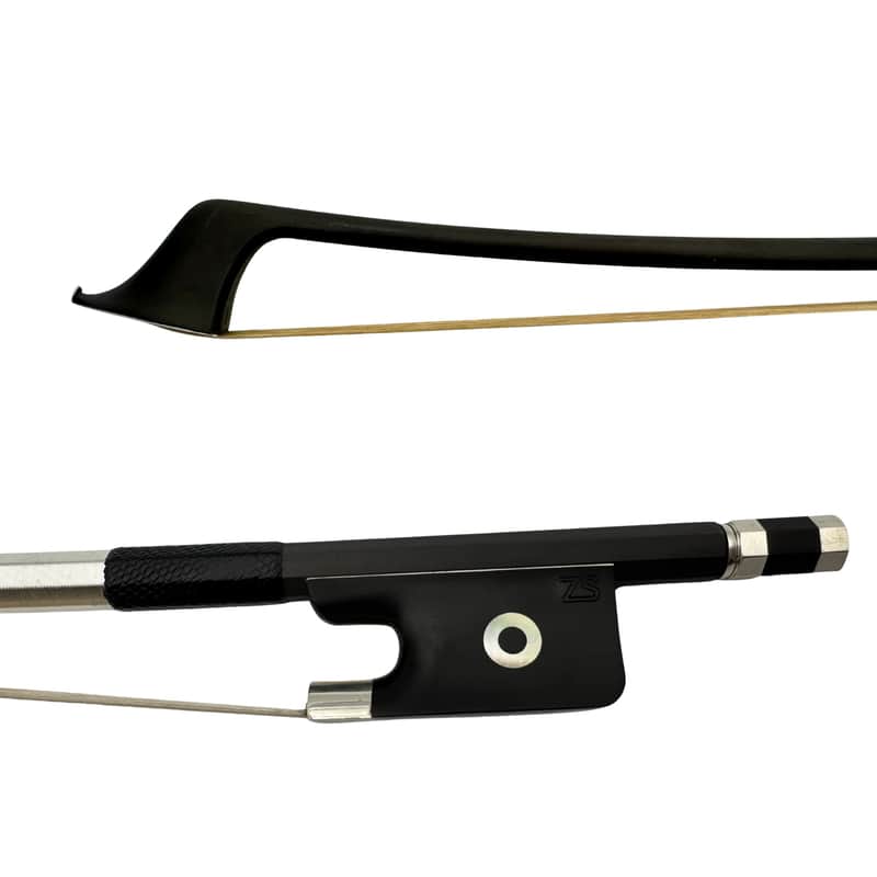 ZS Strings Eclipse Carbon Fiber French Bass Bow 2025 image 1