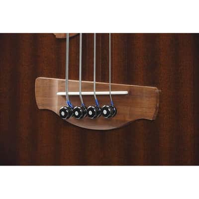 Ibanez AEGB24FE AEG Fretless Acoustic-electric Bass Guitar - Mahogany Sunburst image 5