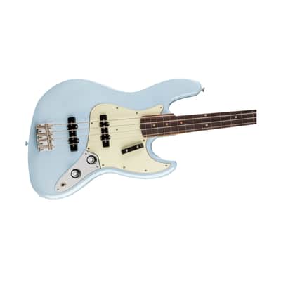 Fender Vintera III Early '60s Jazz Bass, Rosewood Fingerboard, Sonic Blue image 4
