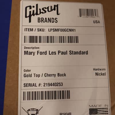 Gibson Mary Ford Les Paul Standard Goldtop image 12