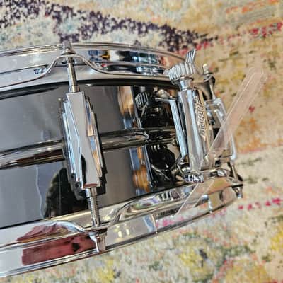 Ludwig Black Beauty 14x5" Nickel Over Brass 8-Lug Snare image 6