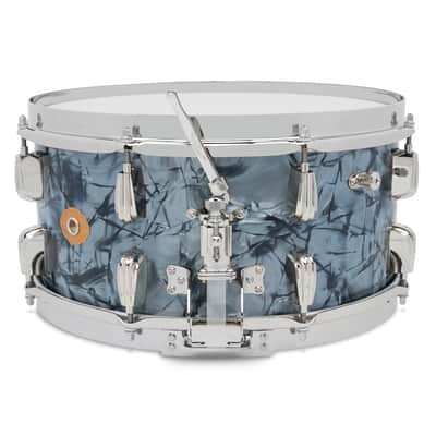 Slingerland Radio King 7x14" Single Ply Snare Drum SLFP0714SMK069 - Black Diamond Pearl image 2