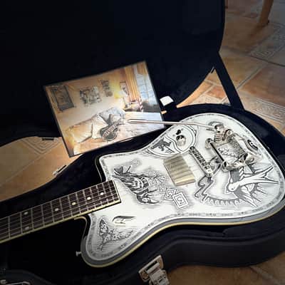 Duesenberg  Johnny Depp Jack Sparrow Limited edition Signature Series Aluminum Tattooed image 1