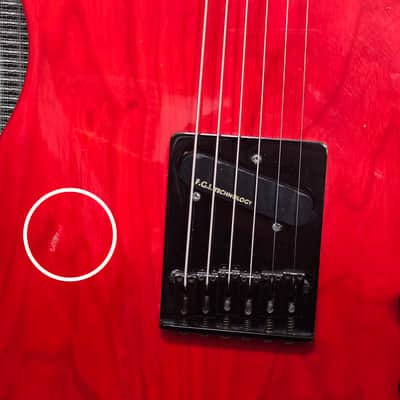 Fernandes TE-85T 1990s - Transparent Cherry Red Upgraded! image 13